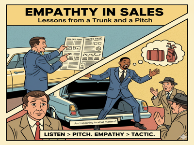 Empathy in Sales: Lessons from a Trunk and a Pitch