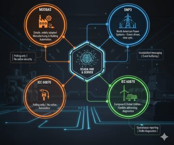 SCADA Protocols in Industrial and Utility Systems: Why Open Standards Matter