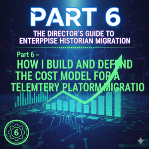 The Director’s Guide to Enterprise Historian Migration: Part 6 – How I Build and Defend the Cost Model for a Telemetry Platform Migration