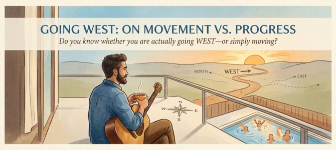 Going West: On Movement vs. Progress Going West: On Movement vs. Progress